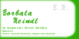 borbala meindl business card